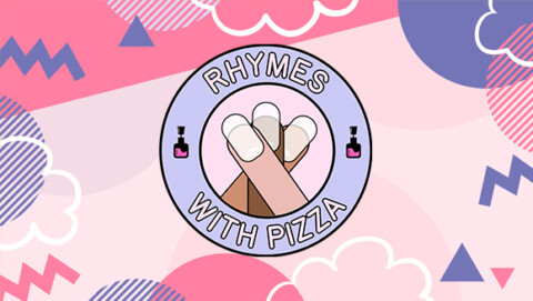 Rhymes With Pizza Logo