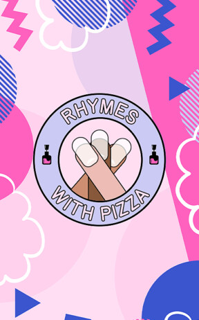 Rhymes With Pizza – Nail Workshop Social Media Advert